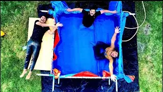 4 Pipe की मदद से बना दिया Swimming Pool 😱 | Desi Jugaad Experiment