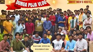 Durga Puja 2025 Navami Celebration at SMVIT Men's Hostel l #durgapuja #smvit #naveenunfiltered
