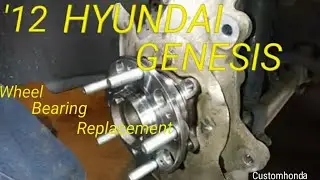 '12 genesis front wheel bearing replacement