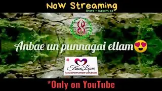 Anbae un punnagai ellam | STATUS | Tamil | #TrueLove
