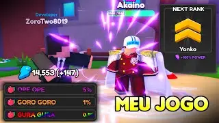 MEU NOVO JOGO CLICKER! Anime Warriors Simulator