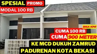 RUMAH MINIMALIS TANPA DP MURAH MODERN CICILAN 3 JTAN READY SIAP HUNI PADURENAN KOTA BEKASI