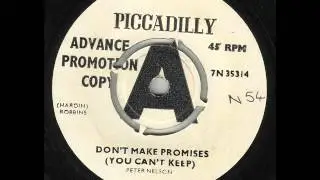 PETER NELSON   Dont make promises   PICCADILLY