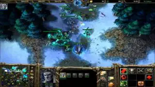 4v4 Random Team #34 Warcraft 3 The Frozen Throne Battle net Multiplayer Commentary