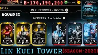Lin Kuei Tower Boss Battle 200 & 170, 180 Fight + Rewards | Mortal Kombat Mobile