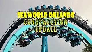 SeaWorld Orlando Infinity Falls / General Construction Update 8.30.17 News, POVs, & A Leashed Kraken
