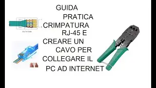 Come crimpare un cavo ethernet [GUIDA] PLUG RJ45 ,CAVO INTERNET PER MODEM E PC