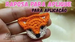 Mini Raposa de Croch&ecirc; para Aplica&ccedil;&atilde;o | Tutorial Completo
