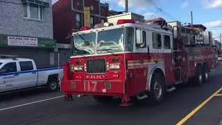 FDNY Ladder 117 (Spare) Responding