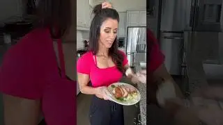 Pork Chop Lean & Green Meal. #leanandgreen #optavia #highprotein #fiber #mealplanforweightloss