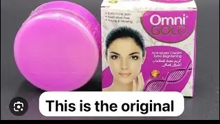 OMNI GOLD FACE CREAM ( ORIGINAL FROM FAKE)