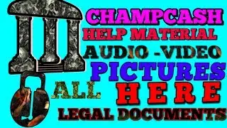 Champcash Help material & Legal Documents