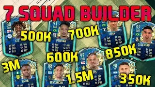 FIFA 20 SQUAD BUILDER 350K 500K 600K 700K 850K 1.5M 3M HYBRID SQUAD BUILDER