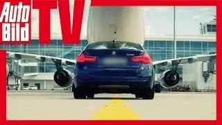 BMW 340i vs. Airbus A340 - Duell auf dem Flugplatz Review/Test