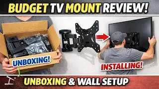 Обзор бюджетного крепления для телевизора 📦📺 Распаковка и установка на стену