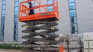 Hydraulic Mobile Scissor Lift Platform Electric Man Lift Table Platform 8m Lift Scissor