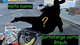 nuova moto + montaggio porta targa corto Rtech (yamaha T&eacute;n&eacute;r&eacute; 700)