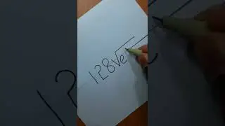 How to turn 128&radic;e980 Number into I Love you Step By Step #short #art #viral