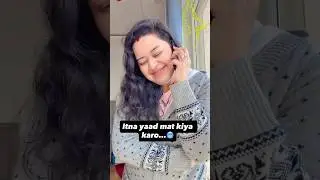Itna yaad mat kiya karo&hellip; phir reel bana leti hoon 😎.   #funny #short