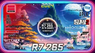 ⭕AMD Radeon R7 265 в 15 играх | в 2024 году