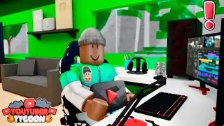 Playing YouTuber tycoon in Roblox part = 1 |