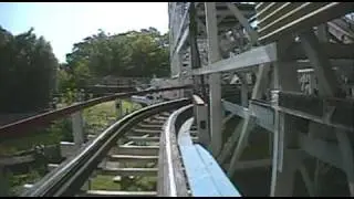 Thunderbolt Wooden Roller Coaster Front Seat POV Onride Kennywood PA