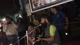 Vasu Dixit performing at Bilal Bagh, Bengaluru (15/02/2020)