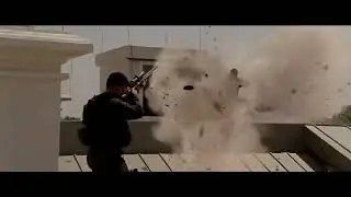 Olympus Has Fallen (2013) - M134 Minigun Shooting Scene