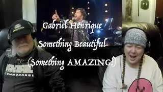 Gabriel Henrique - AMAZING HIGH NOTES! Something Beautiful - Grandparents from Tennessee (USA) react