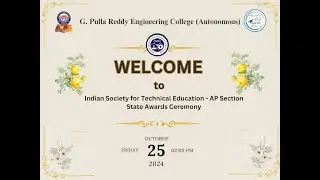 ISTE AP Section State Awards Ceremony | 25th October, 2024