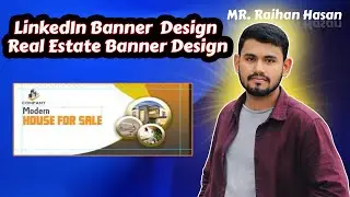 LinkedIn Banner  Design | Real Estate Banner Design | Photoshop Tutorial | Bangla |