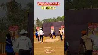1 ball 2 run #cricketlover #vairalshort #trending #moment