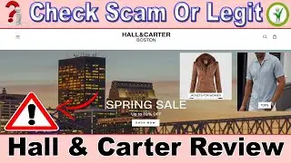 Hall & Carter Review ⚠️ Legit Clothing Store or SCAM Website? Shocking Truth Exposed!