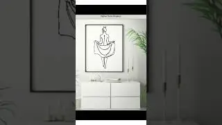 Bathroom wall art #shorts #coding #homedecor