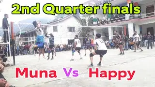 Sianj vs Banjar volleyball Match at hp 1st quarter finals Match