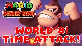 Mario vs. Donkey Kong - World 8 Time Attack Mode! Twilight City!