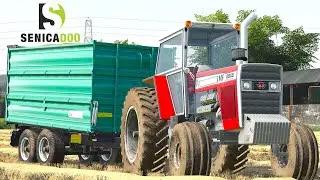 UK - Barley Harvesting in United Kingdom - Farming Simulator 19