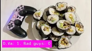 Overwatch cookbook | D.Va | MEKA Kimbap (김밥)