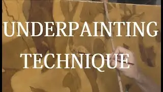 Old masters underpainting technique (Jan Van Eyck)
