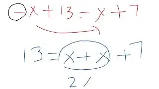 finding x value in equations in maths