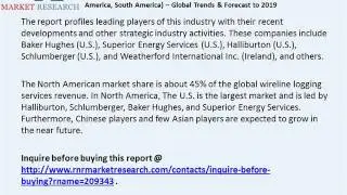 Overview of Wireline Logging Services Market to 2019