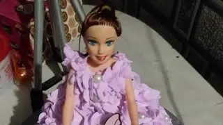 CINDERELLA CAKE || EGGLESS - DOLL CAKE || #yt #video