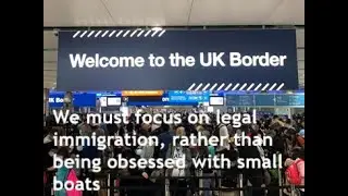 Nigel Farage speaks about asylum-seekers, but says nothing about reducing legal immigration