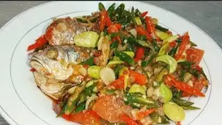 102.Resep Tumis Cabe Ijo  Ikan Asin Kepala Batu