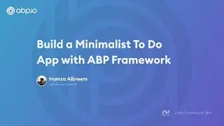 Build a Simple To Do App with ABP Framework [Single Layer + MVC + EF Core]