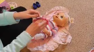 Baby Alive Emma Tries On Outfits From Toys R Us Toy Hunt! Changing Baby Alive Dolls