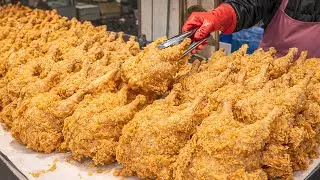바삭함의 끝판왕?! 한달 5000마리 팔리는 파닭의 원조! 할머니 7000원 가마솥 옛날 통닭,닭강정/배달주문 폭주하는 양파로 향을 낸 새기름으로 3번 튀기는 돈까스