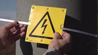 Electrical warning prohibition and fibre optic signs