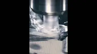 #Three processes at the same time: linear milling, inclined milling, hole interpolation