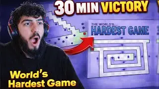 Can I beat the worlds hardest game in under 30 minutes??